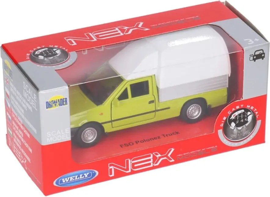 Welly Kovové autíčko FSO Polonez Truck, 1:34