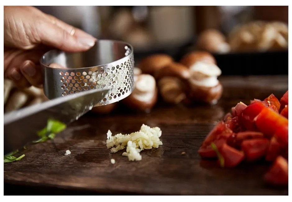 Oceľový lis na cesnak Zone Singles