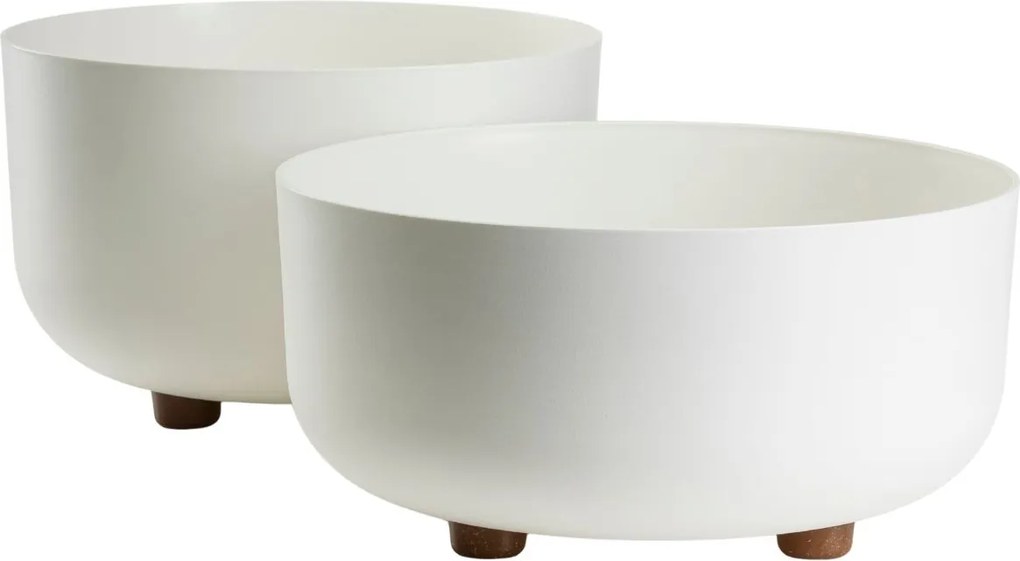 PLASTOVÝ KVETINÁČ TERRA 30X14,5 CM KRÉMOVÁ