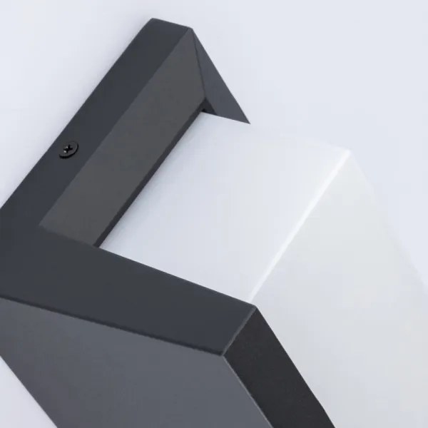 LED Vonkajšie nástenné svietidlo NEELY 1xE27/9W/230V 3000K IP54 antracit