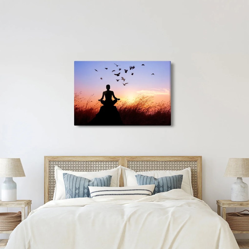 Obraz - Meditácia (90x60 cm)