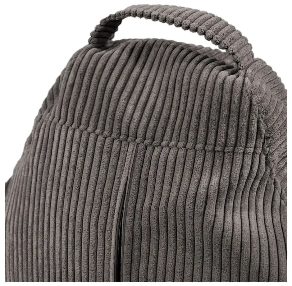 Menčestrový detský sedací vak v mentolovej farbe Game Amuse – SLOWDOWN