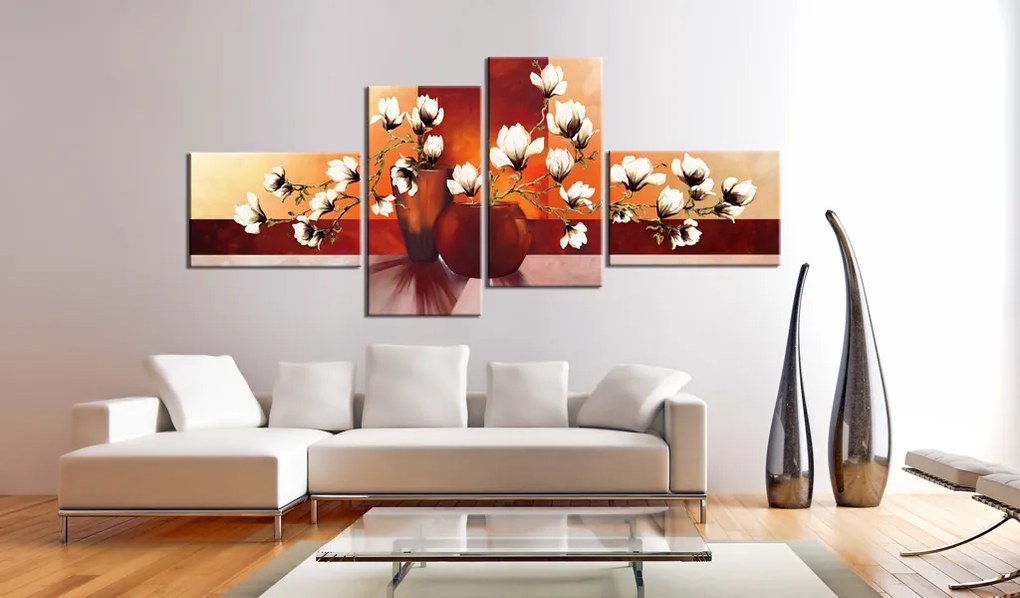 Artgeist Obraz - Magnolia - impression Veľkosť: 100x45, Verzia: Premium Print