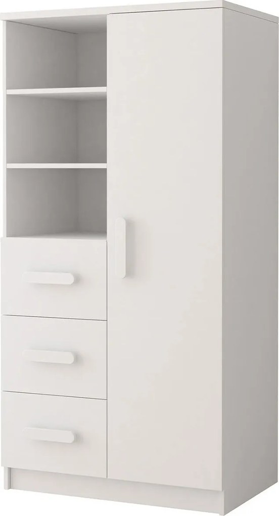 Regál SMYK - biely (viac variant)