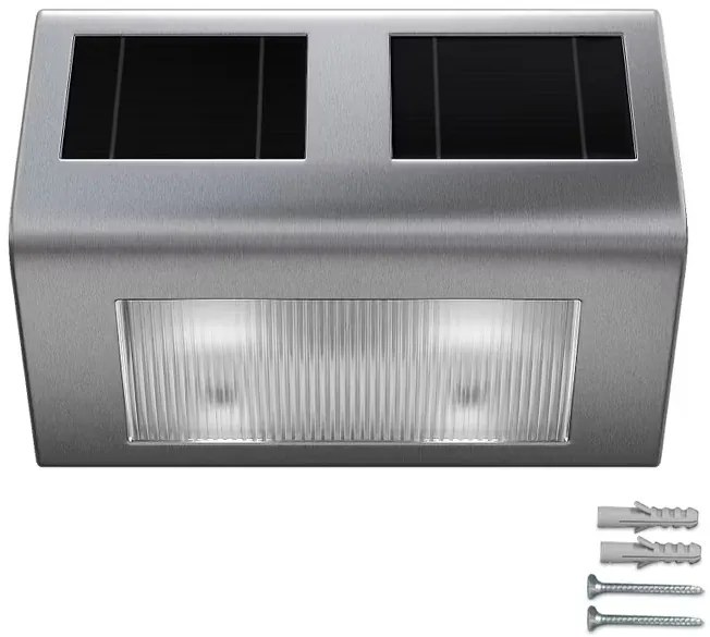 InternetovaZahrada Solárna nástenná LED lampa