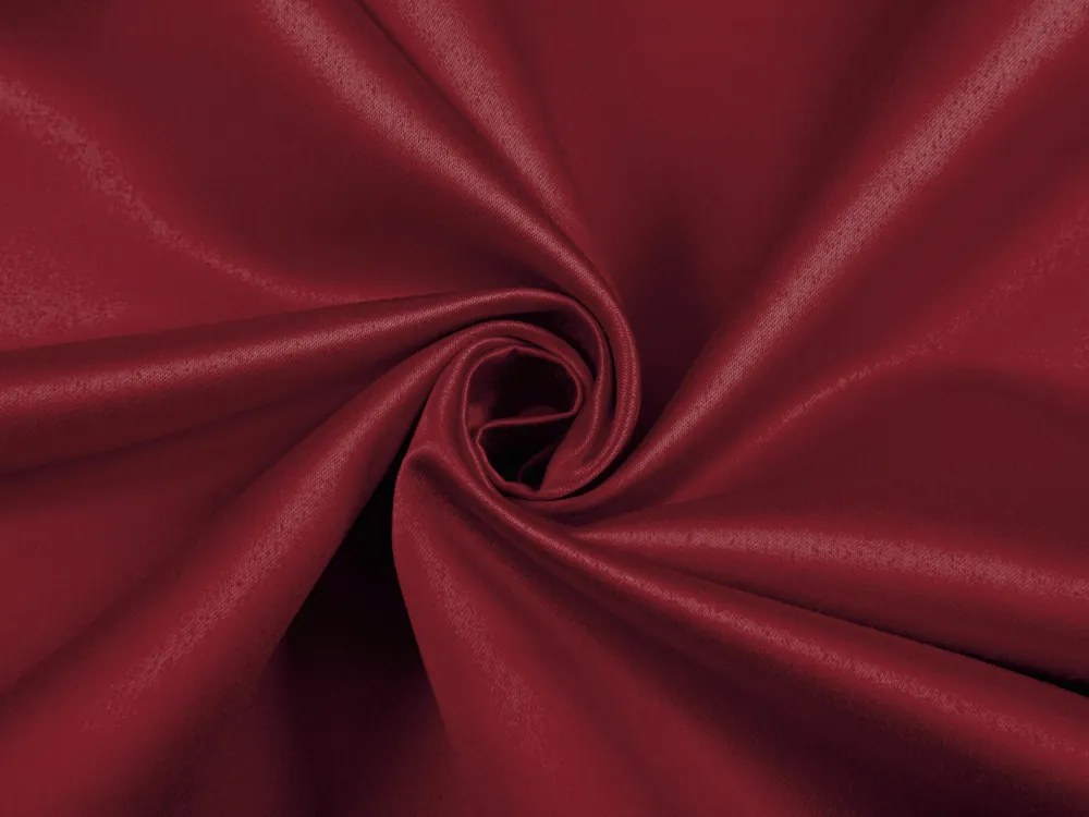 Biante Saténový behúň na stôl polyesterový Satén LUX-036 Vínovo červený 35x140 cm