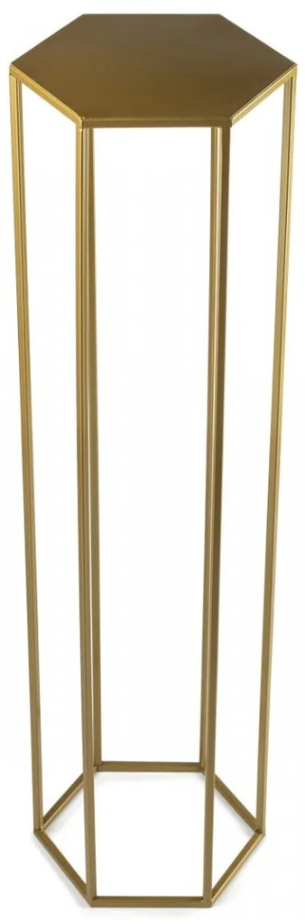 Stojan na kvety LOFTSTYLE I 100 cm zlatý