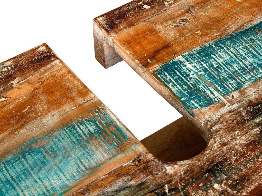 furniture-nabytek.cz - Masívna skrinka pod umývadlo Blue Lagoon z mangového dreva, lakovaná, farebná – 70×40×61 cm