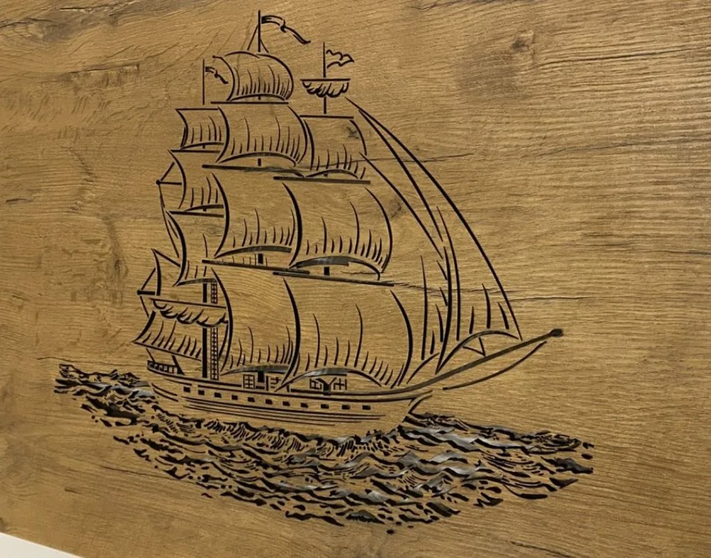 Led obraz Plachetnica na batériu