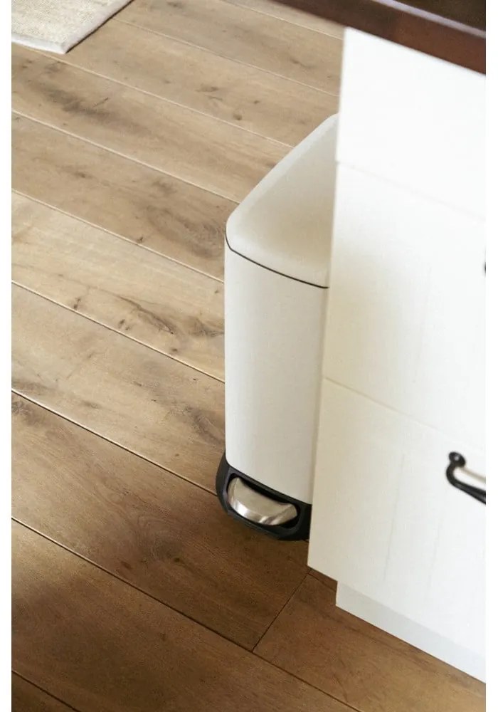 Krémový pedálový oceľový odpadkový kôš 20 l Design – Wenko