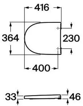 Roca A8012AC00B - WC sedátko SoftClose MERIDIAN supralit/biela
