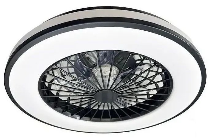 LED Stropné svietidlo s ventilátorom OPAL LED/48W/230V + diaľkové ovládanie