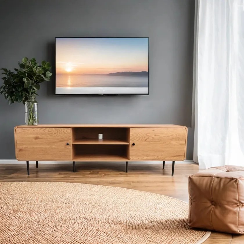 TV skrinka Siena (4403), divoký dub, 180 cm, loft