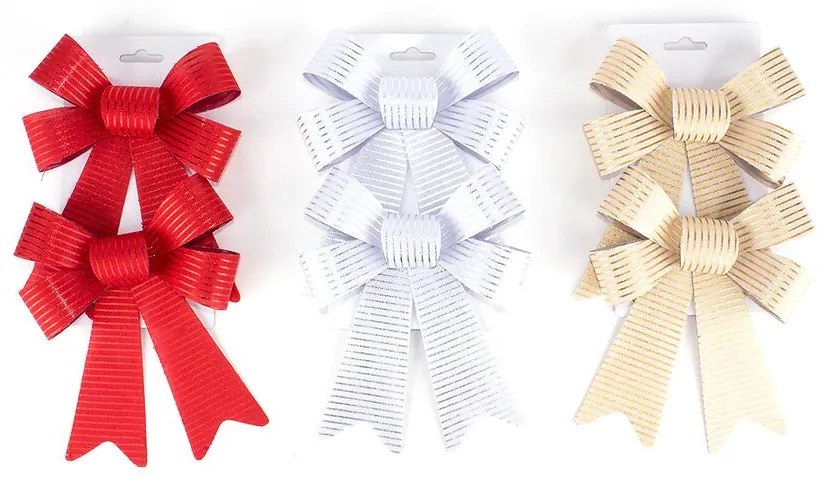 Mašľa 14x16 cm 2 ks mix 46092