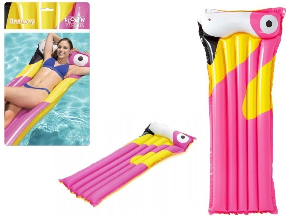 Nafukovací matrac na plávanie Flamingo Pink Bestway