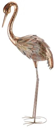 Kovová zahradná dekorácia - volavka 112cm