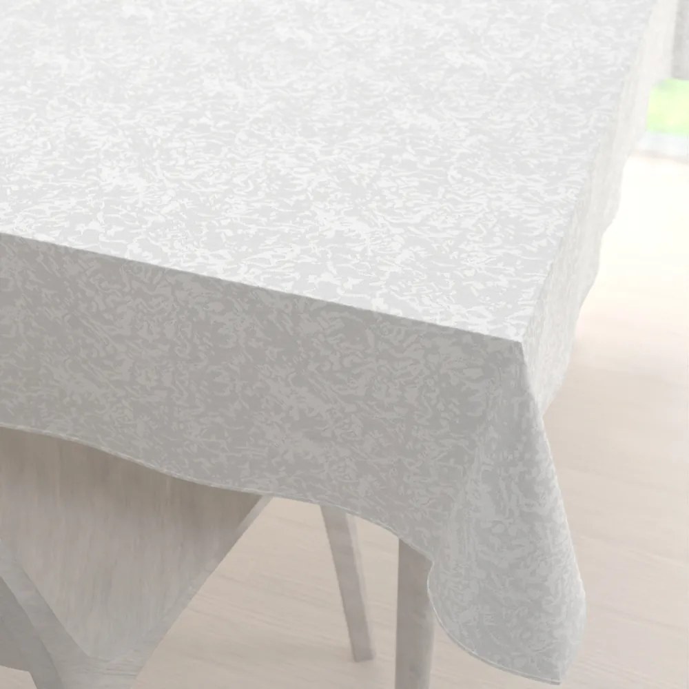 Biante Teflónový obdĺžnikový obrus TF-032 Venezia biely 50x100 cm