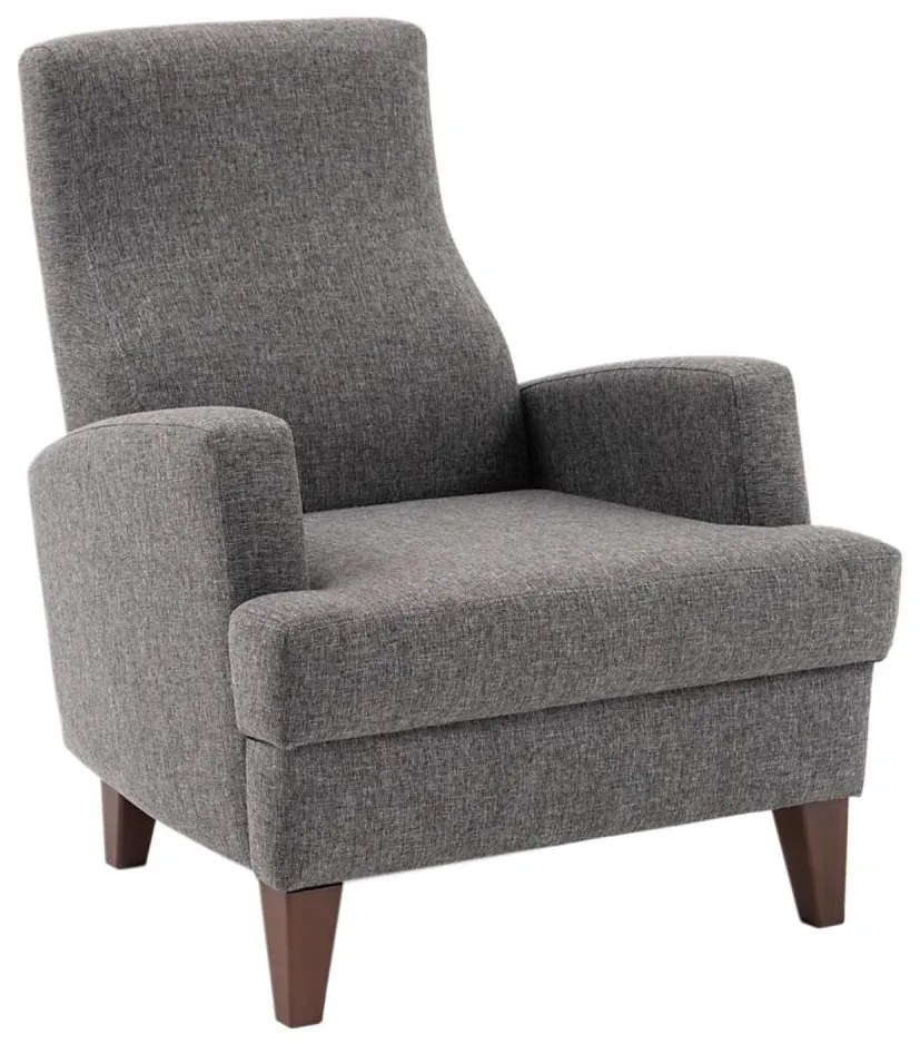 Kreslo PULA tmavošedé