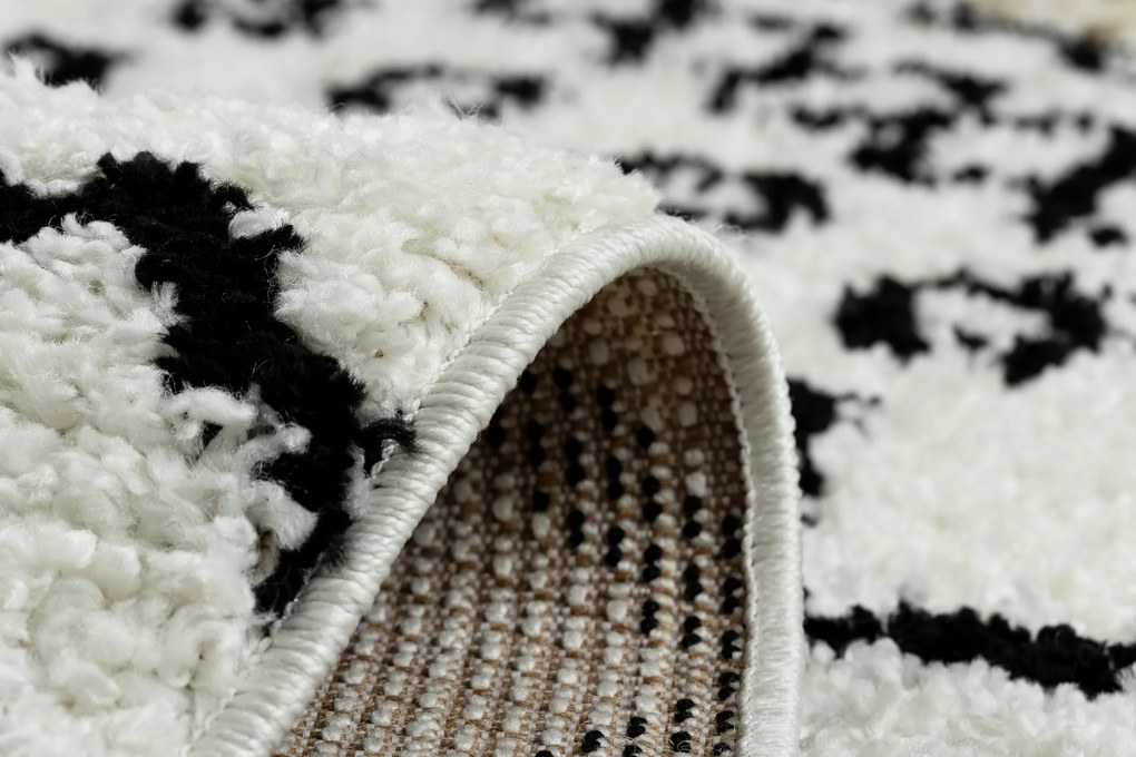 Behúň BERBER SAFI, biely, strapce