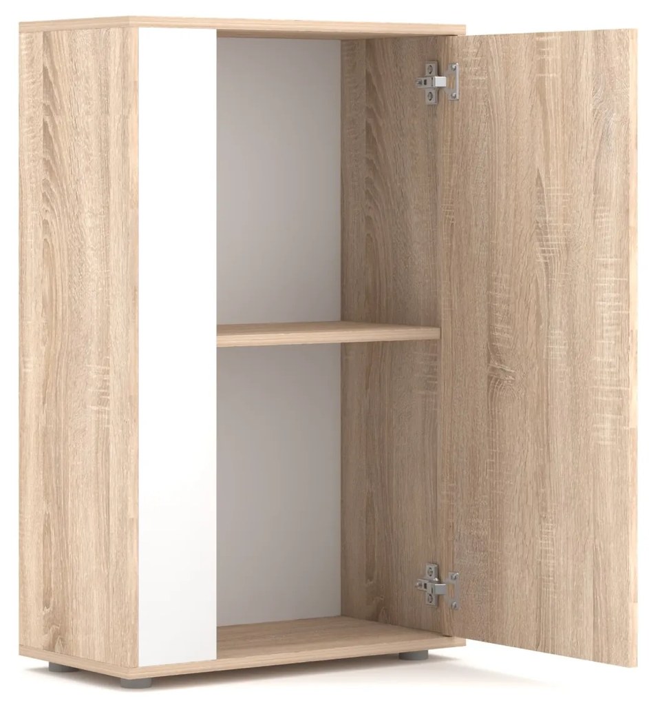 Obývací stěna Berno dub Sonoma/bílá