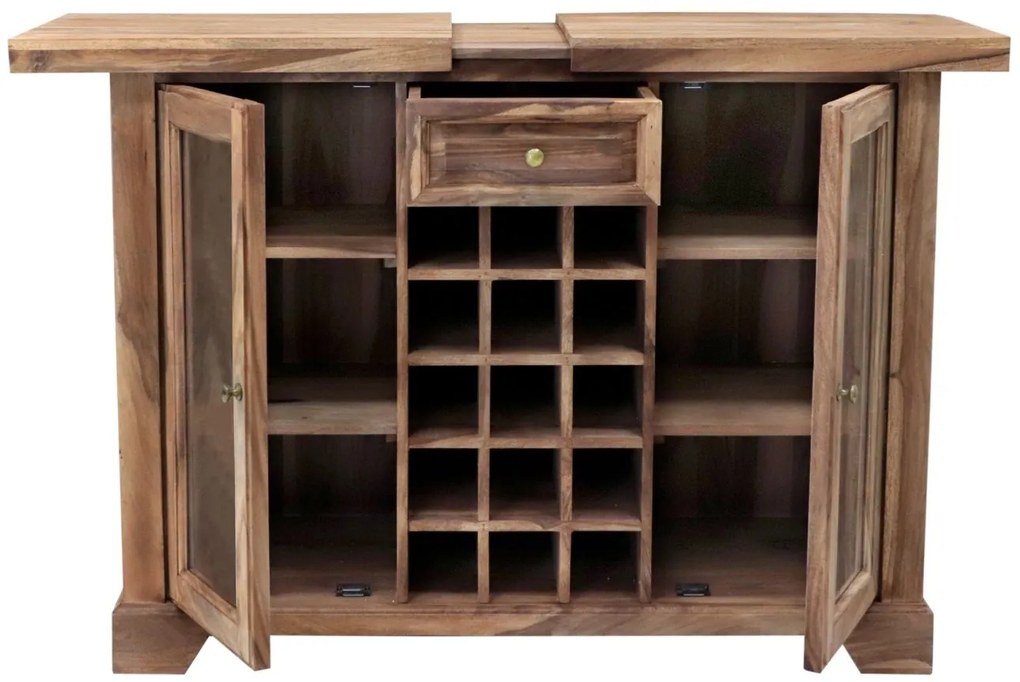 furniture-nabytek.cz - Domácí bar 120x90x50 z dřeva palisandr