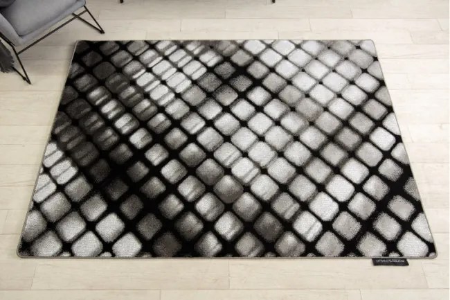 Koberec INTERO REFLEX 3D Kratka sivý