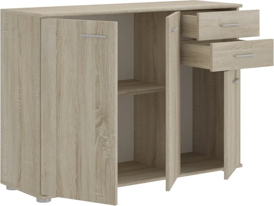 Komoda so zásuvkami Mike, dub sonoma