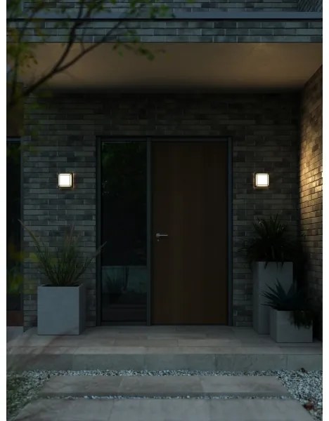 Nordlux - LED Vonkajšie nástenné svietidlo OLIVER LED/9W/230V IP54 17,5x17,5 cm