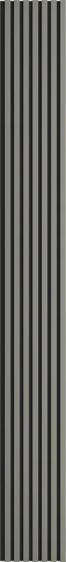 Mexen Lam-F, akustické stenové lamely 275 × 31,5 cm, filc 6 mm, sivá matná, S105-275317-2812-052