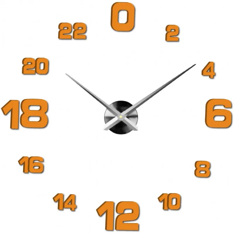 Moderné nalepovacie nástenné hodiny | 3D hodiny 12S022-Wall clock
