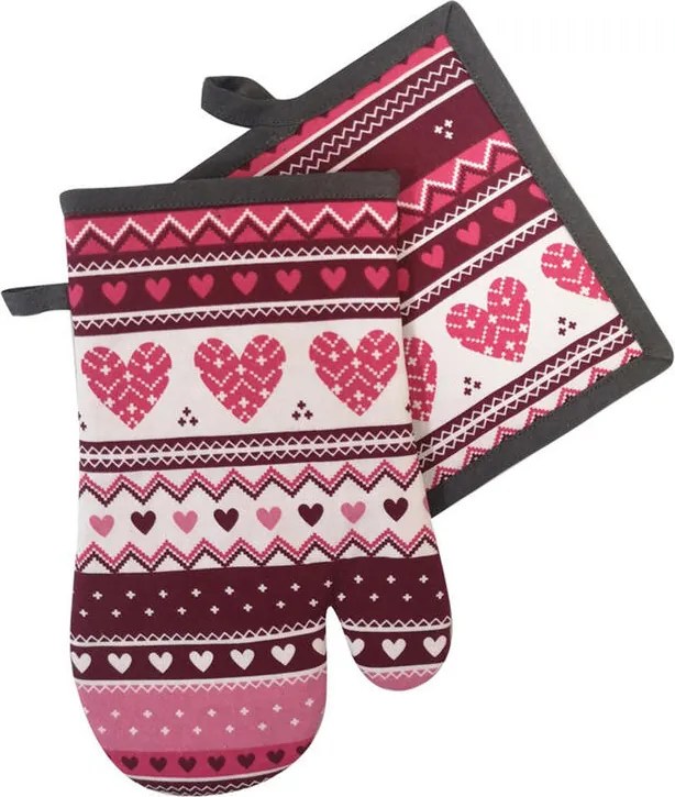 Kuchynská chňapka a podložka VALENTINES