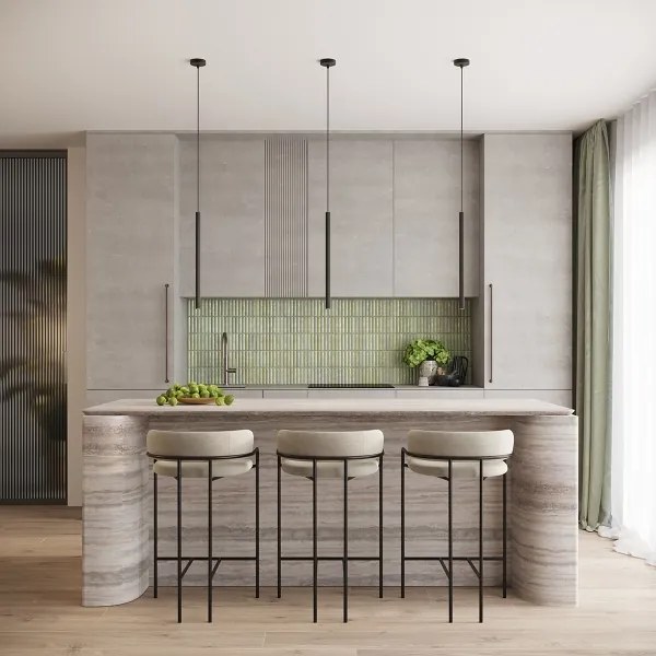 Sollux SL.1338 - Luster na lanku ARCHE 1xG9/8W/230V čierna