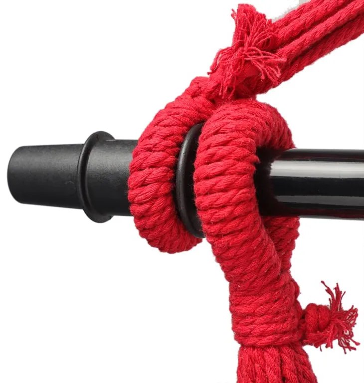 MIADOMODO Závesné hojdacie kreslo, farebné, dovnútra aj von