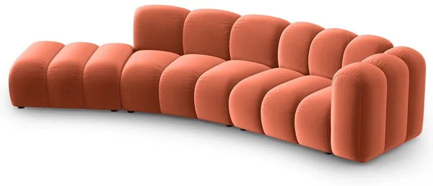 Ružová rohová pohovka (pravý roh) Lupine – Micadoni Home