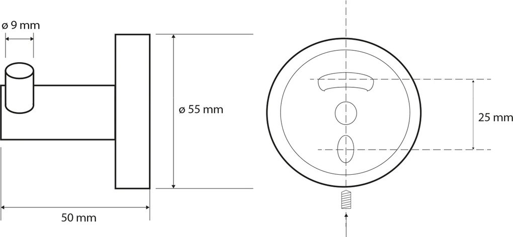 Sapho Sapho, X-ROUND GUN METAL dvojháčik, gun metal, XR202GM