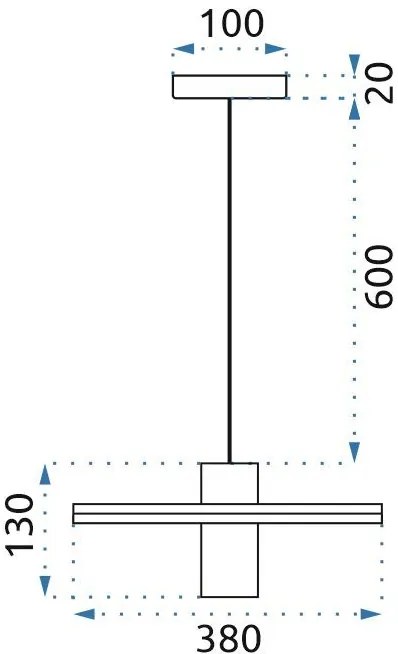 Toolight - Stropná lampa 3xE27 60W APP740-3CP, čierna, OSW-01105