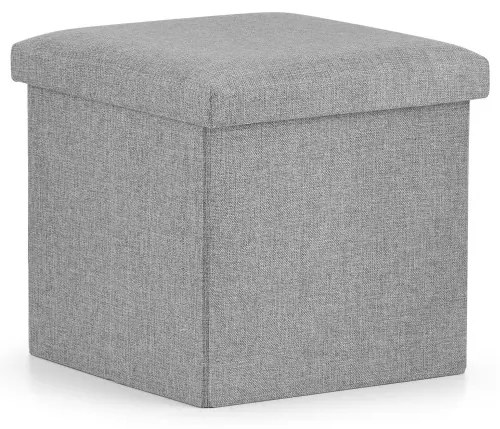 Skladacia taburetka sivá L sivá