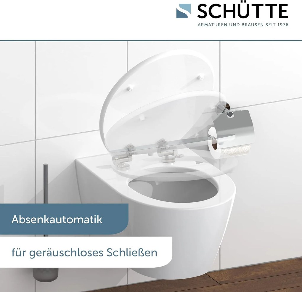 Eisl Sanitär WC sedadlo MDF Soft Close Water Drop High Gloss 80544