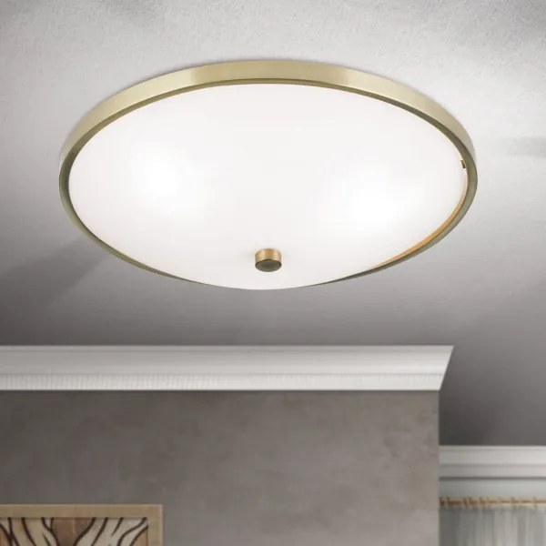 Orion DL 7-531/40 - Stropné svietidlo AIDA 3xE27/60W/230V pr. 40 cm mosadz