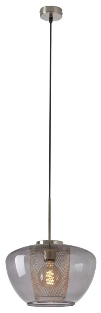 Briloner 4016-014 - Luster na lanku SEVENTIES 1xE27/40W/230V číra