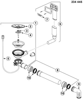 Nerezový drez Blanco CLARON 500-IF/A InFino nerez nerez durinox