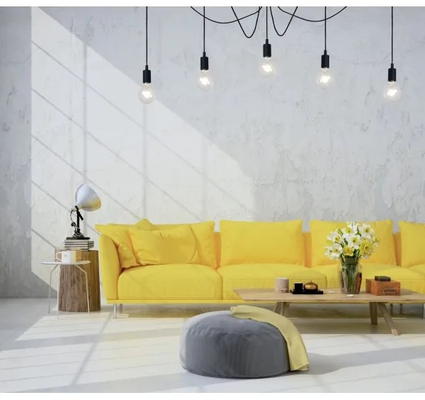 Lucide 08408/05/30 - Luster na lanku FIX MULTIPLE 5xE27/60W/230V pavúk