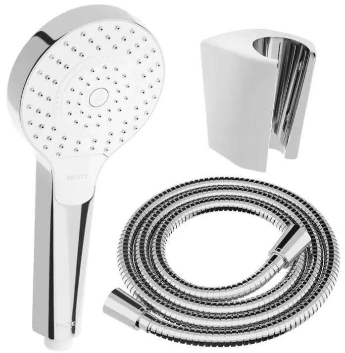 Mexen príslušenstvo - ručný sprchový set Oval R-05, 3-funkcie, chróm, 785056052-00