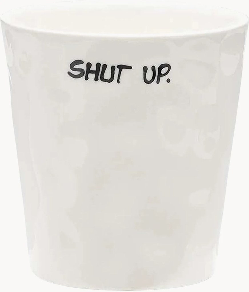 Keramická šálka na kávu Shut Up