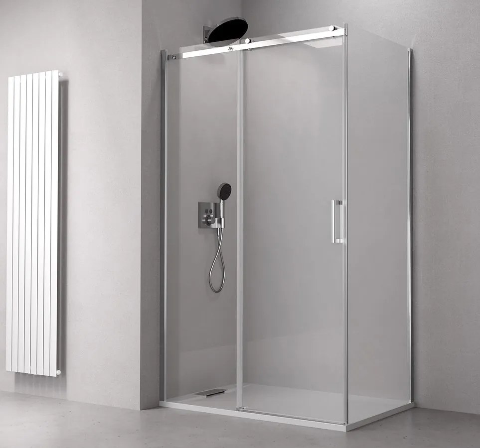 Polysan Polysan, THRON LINE ROUND obdĺžniková sprchová zástena 1100x800mm, TL1180-5005