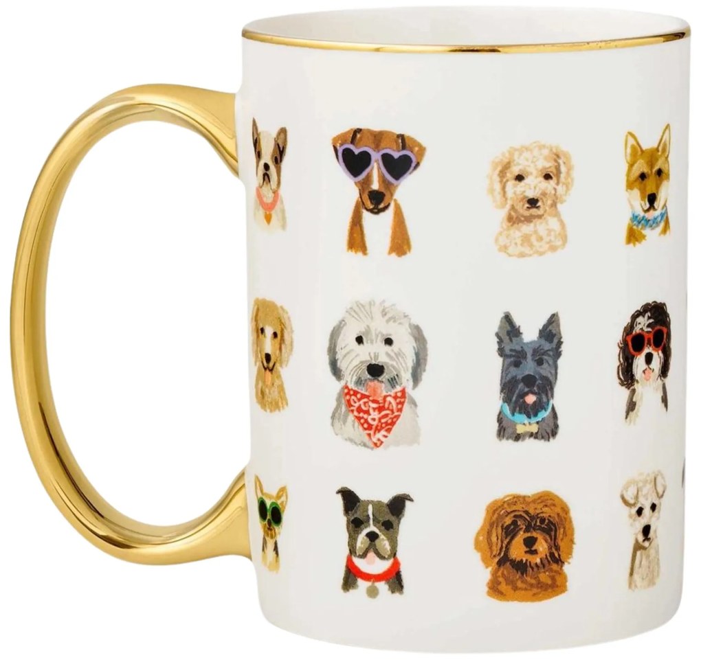 Rifle Paper Co. Porcelánový hrnček Hot Dogs 470 ml
