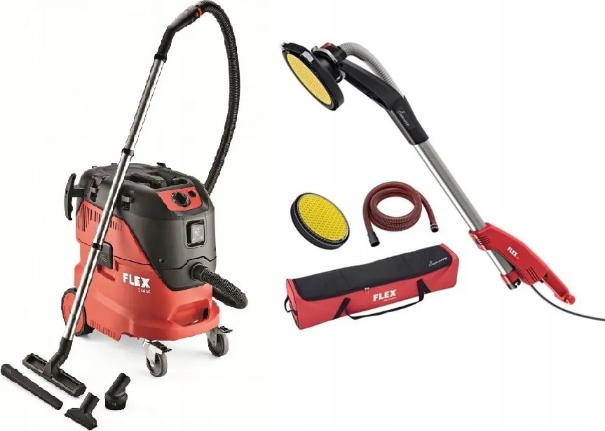 Flex brúska žirafa GE7 Mh-r Mh-x Sh vysávač s44 2 excentrické hlavice