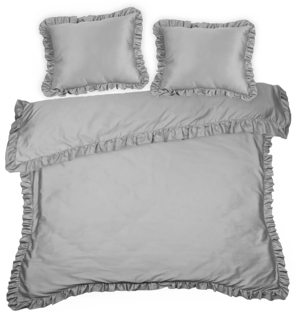 MAKOSATÉNOVÉ OBLIEČKY REINA24B 200X220 CM, 2 KS 70X80 CM SVETLOSIVÉ