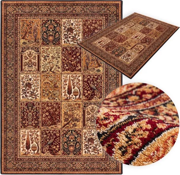 Koberec Agnella Isfahan Timor čierny