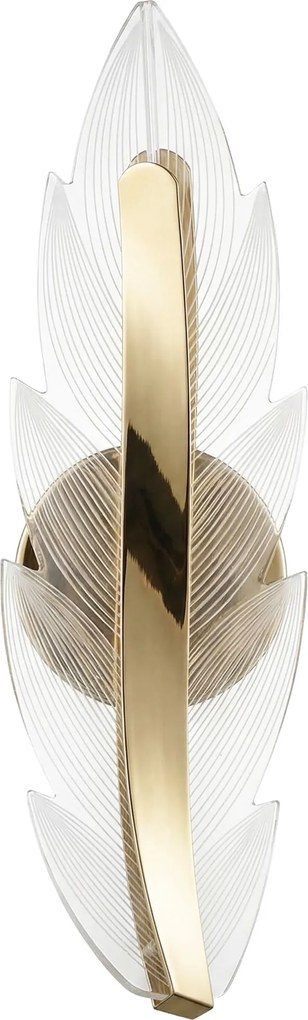 Toolight Rea, NÁSTENNÉ LED SVIETIDLO G182-W GOLD, OSW-07814